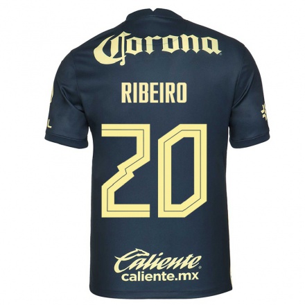 Homme Football Maillot Stephanie Ribeiro #20 Bleu Marin Tenues Extérieur 2021/22 T-Shirt