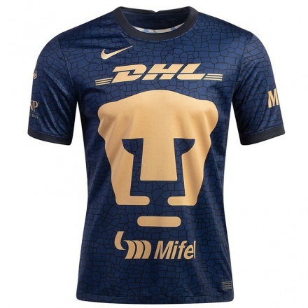 Homme Football Maillot Octavio Paz #12 Bleu Marin Tenues Extérieur 2021/22 T-shirt