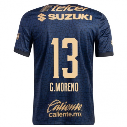 Homme Football Maillot Gerardo Moreno #13 Bleu Marin Tenues Extérieur 2021/22 T-Shirt