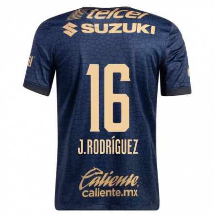 Homme Football Maillot Jero Rodriguez #16 Bleu Marin Tenues Extérieur 2021/22 T-Shirt