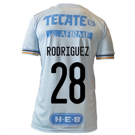 Homme Football Maillot Luis Rodriguez #28 Bleu Clair Tenues Extérieur 2021/22 T-Shirt