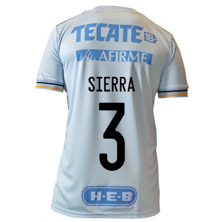 Homme Football Maillot Bianca Sierra #3 Bleu Clair Tenues Extérieur 2021/22 T-Shirt