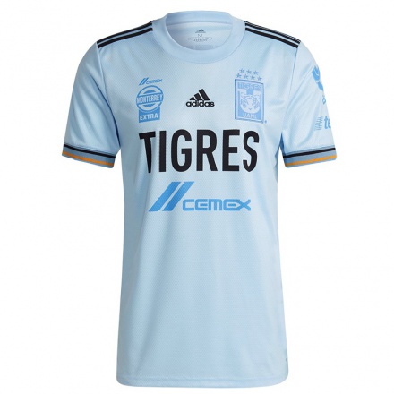 Homme Football Maillot Angelica Murillo #35 Bleu Clair Tenues Extérieur 2021/22 T-shirt