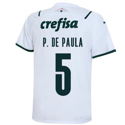 Homme Football Maillot Patrick de Paula #5 Blanche Tenues Extérieur 2021/22 T-Shirt