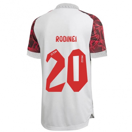 Homme Football Maillot Rodinei #20 Blanche Tenues Extérieur 2021/22 T-Shirt