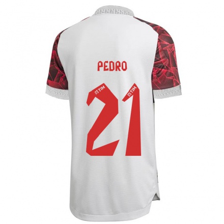 Homme Football Maillot Pedro #21 Blanche Tenues Extérieur 2021/22 T-Shirt