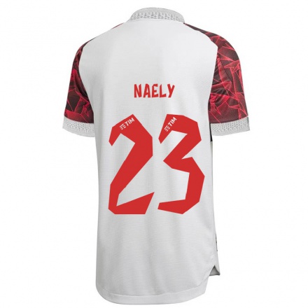 Homme Football Maillot Naely #23 Blanche Tenues Extérieur 2021/22 T-Shirt