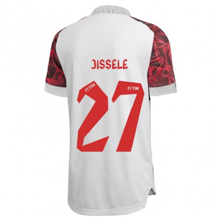 Homme Football Maillot Jissele #27 Blanche Tenues Extérieur 2021/22 T-Shirt