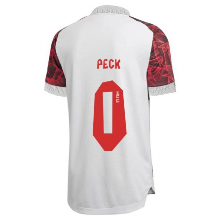Homme Football Maillot Maria Peck #0 Blanche Tenues Extérieur 2021/22 T-Shirt