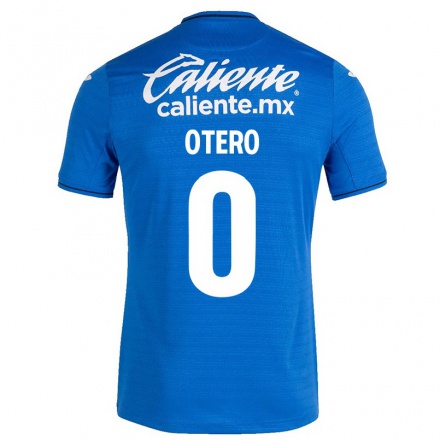 Homme Football Maillot Romulo Otero #0 Bleu Foncé Tenues Domicile 2021/22 T-Shirt