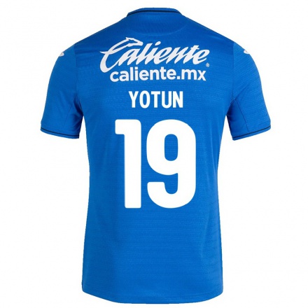 Homme Football Maillot Yoshimar Yotun #19 Bleu Foncé Tenues Domicile 2021/22 T-Shirt