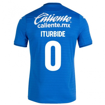 Homme Football Maillot Luis Iturbide #0 Bleu Foncé Tenues Domicile 2021/22 T-Shirt