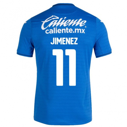 Homme Football Maillot Wendy Jimenez #11 Bleu Foncé Tenues Domicile 2021/22 T-shirt
