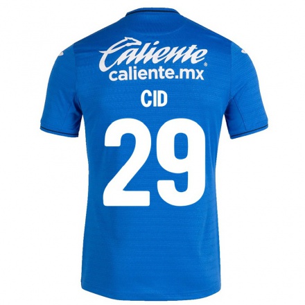 Homme Football Maillot Claudia Cid #29 Bleu Foncé Tenues Domicile 2021/22 T-Shirt