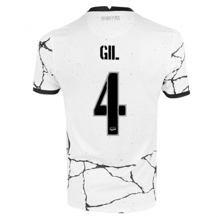 Homme Football Maillot Gil #4 Blanche Tenues Domicile 2021/22 T-shirt
