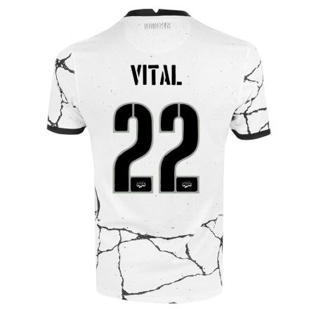 Homme Football Maillot Mateus Vital #22 Blanche Tenues Domicile 2021/22 T-shirt