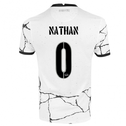 Homme Football Maillot Nathan #0 Blanche Tenues Domicile 2021/22 T-Shirt