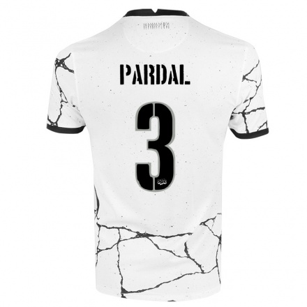 Homme Football Maillot Pardal #3 Blanche Tenues Domicile 2021/22 T-Shirt