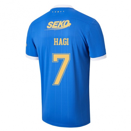 Homme Football Maillot Ianis Hagi #7 Bleu Tenues Domicile 2021/22 T-shirt