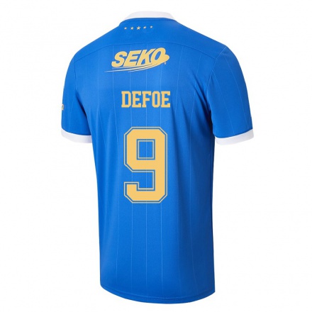 Homme Football Maillot Jermain Defoe #9 Bleu Tenues Domicile 2021/22 T-shirt