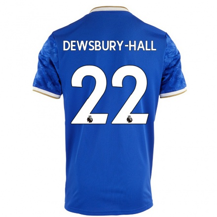 Homme Football Maillot Kiernan Dewsbury-Hall #22 Bleu Royal Tenues Domicile 2021/22 T-Shirt