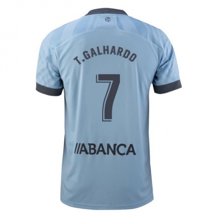 Homme Football Maillot Thiago Galhardo #7 Violet Clair Tenues Domicile 2021/22 T-Shirt