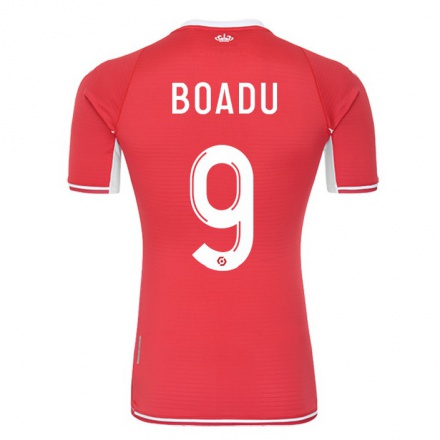 Homme Football Maillot Myron Boadu #9 Rouge Blanc Tenues Domicile 2021/22 T-shirt