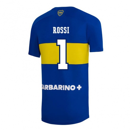 Homme Football Maillot Agustin Rossi #1 Bleu Roi Tenues Domicile 2021/22 T-shirt