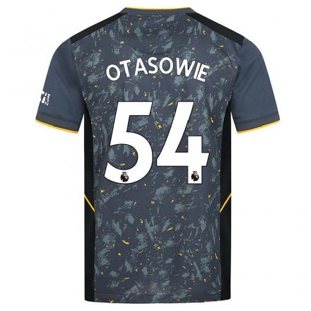 Homme Football Maillot Owen Otasowie #54 Gris Tenues Extérieur 2021/22 T-Shirt