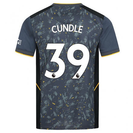 Homme Football Maillot Luke Cundle #39 Gris Tenues Extérieur 2021/22 T-Shirt