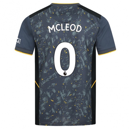 Homme Football Maillot Ethan McLeod #0 Gris Tenues Extérieur 2021/22 T-Shirt