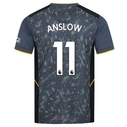 Homme Football Maillot Jen Anslow #11 Gris Tenues Extérieur 2021/22 T-shirt