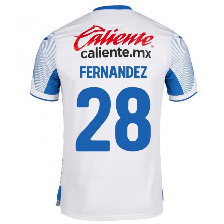 Homme Football Maillot Guillermo Fernandez #28 Blanche Tenues Extérieur 2021/22 T-Shirt