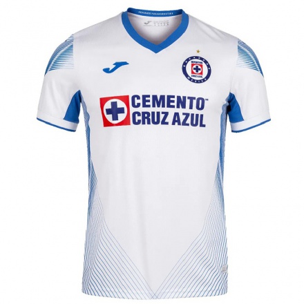 Homme Football Maillot Georgina Peralta #4 Blanche Tenues Extérieur 2021/22 T-shirt