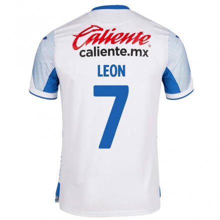 Homme Football Maillot Brenda Leon #7 Blanche Tenues Extérieur 2021/22 T-Shirt