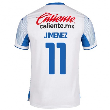 Homme Football Maillot Wendy Jimenez #11 Blanche Tenues Extérieur 2021/22 T-Shirt