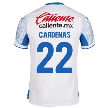 Homme Football Maillot Nataly Cardenas #22 Blanche Tenues Extérieur 2021/22 T-shirt