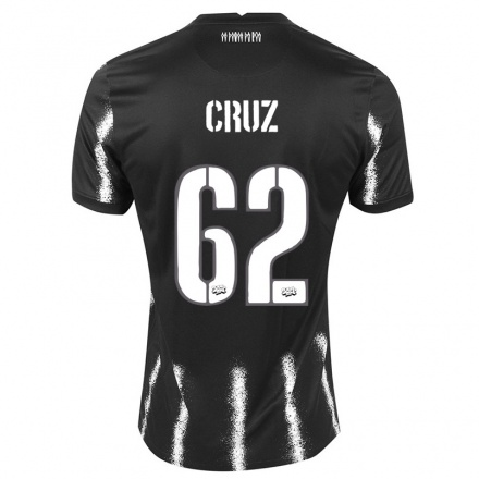 Homme Football Maillot Isa Cruz #62 Le Noir Tenues Extérieur 2021/22 T-Shirt