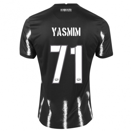Homme Football Maillot Yasmim #71 Le Noir Tenues Extérieur 2021/22 T-Shirt