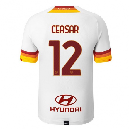 Homme Football Maillot Camelia Ceasar #12 Blanc Tenues Extérieur 2021/22 T-Shirt
