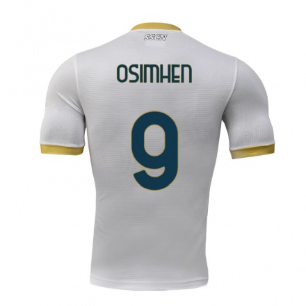 Homme Football Maillot Victor Osimhen #9 Gris Tenues Extérieur 2021/22 T-Shirt