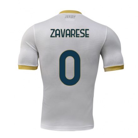 Homme Football Maillot Francesca Zavarese #0 Gris Tenues Extérieur 2021/22 T-Shirt