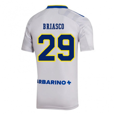 Homme Football Maillot Norberto Briasco #29 Gris Tenues Extérieur 2021/22 T-Shirt