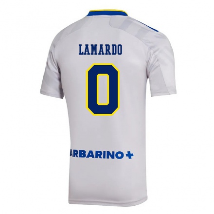 Homme Football Maillot Gonzalo Lamardo #0 Gris Tenues Extérieur 2021/22 T-Shirt