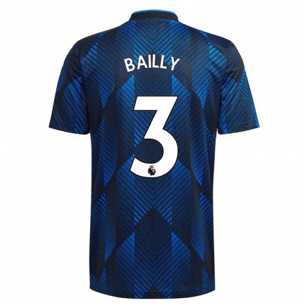 Homme Football Maillot Eric Bailly #3 Bleu Foncé Tenues Third 2021/22 T-Shirt