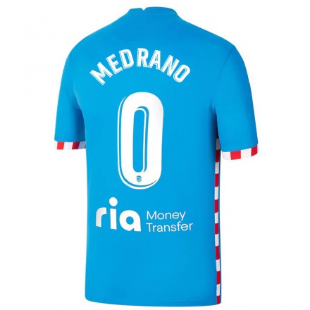 Homme Football Maillot Fernando Medrano #0 Bleu Tenues Third 2021/22 T-shirt