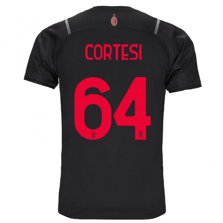 Homme Football Maillot Selena Cortesi #64 Noir Tenues Third 2021/22 T-Shirt