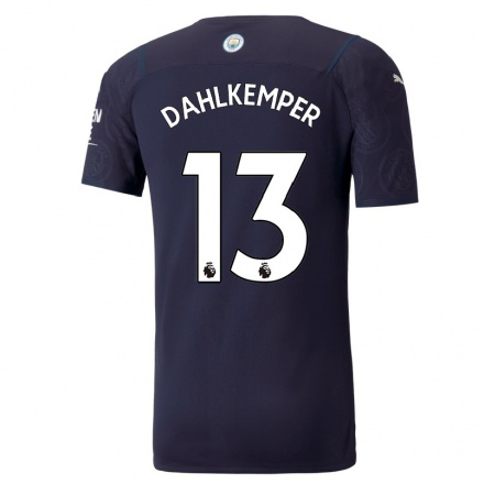 Homme Football Maillot Abby Dahlkemper #13 Bleu Foncé Tenues Third 2021/22 T-shirt