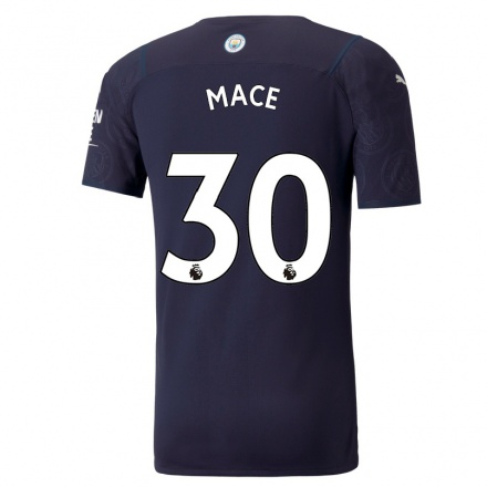 Homme Football Maillot Ruby Mace #30 Bleu Foncé Tenues Third 2021/22 T-Shirt