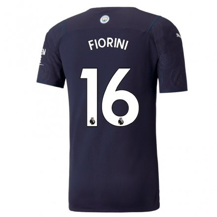 Homme Football Maillot Lewis Fiorini #16 Bleu Foncé Tenues Third 2021/22 T-Shirt